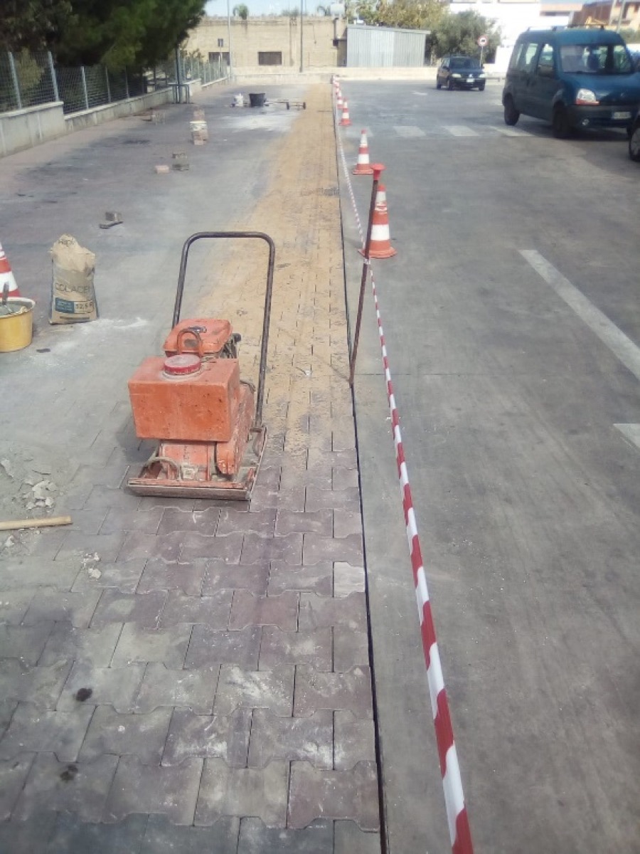 Ripristino pavimentazione parcheggio
